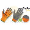  Guantes Poliéster, recubiertos en Nitrilo “NitriGrip Orange”