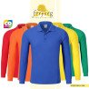 Camisa polo manga larga