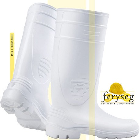 Bota PVC blanca