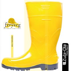 Botas en PVC Color Amarillo 