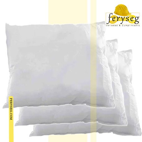 Almohada absorbente oleofilica