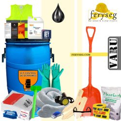 Kit anti derrames de 10 galones