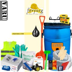 Kit anti derrames de 15 galones