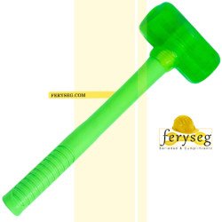 Martillo de goma verde