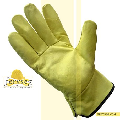 Guantes de Vaqueta Tipo ingeniero. 