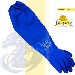 Guantes Semicorrugados “BluePVC Long”